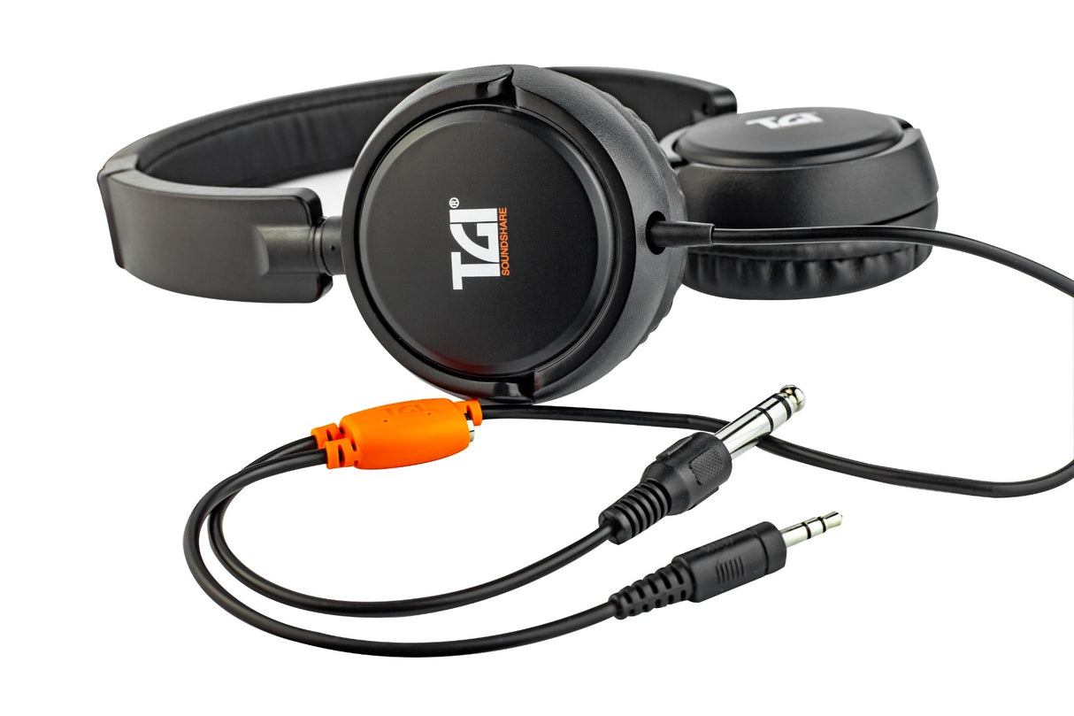 TGI SoundShare Education Headphones with Audio Sharing Connector
