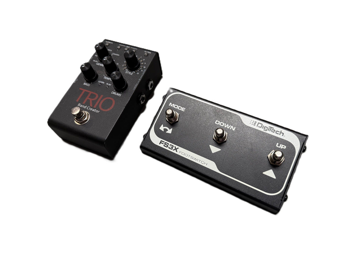 Digitech Trio Band Creator Pedal with FS3X Footswitch