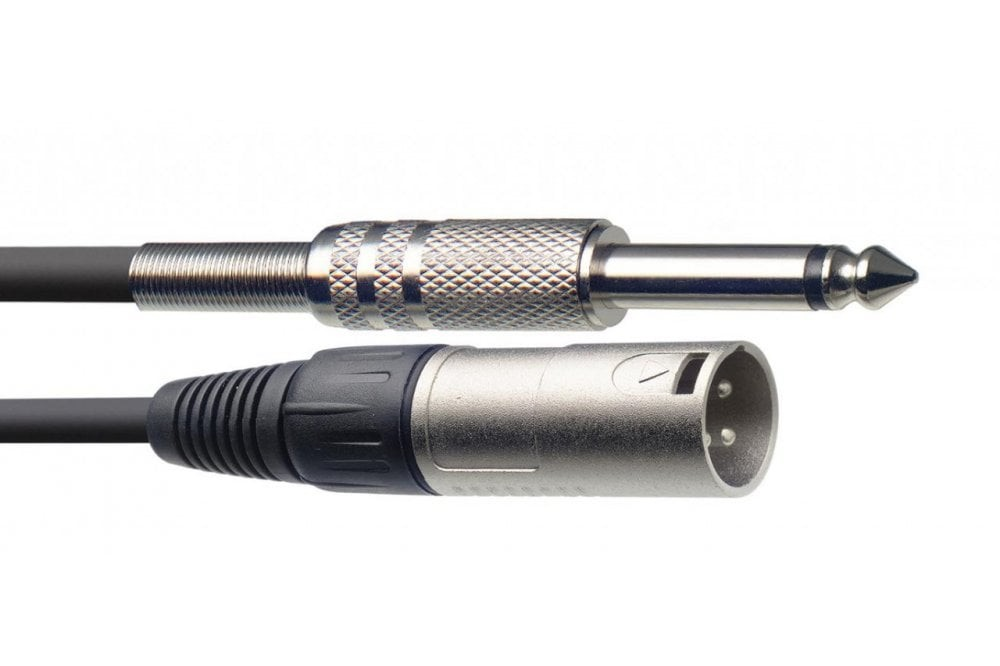 Stagg 3m Male XLR To 1/4in Jack Audio Cable