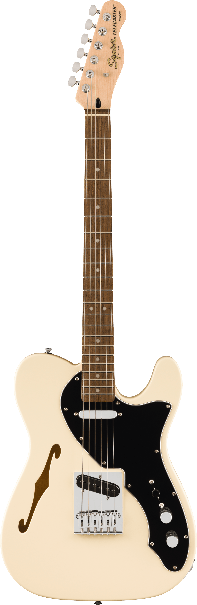 Squier Affinity Telecaster Thinline LRL Olympic White