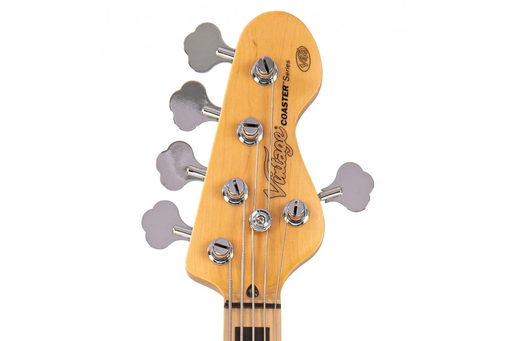 Vintage V495 Bass 3 Tone Sunburst Guitar Pack