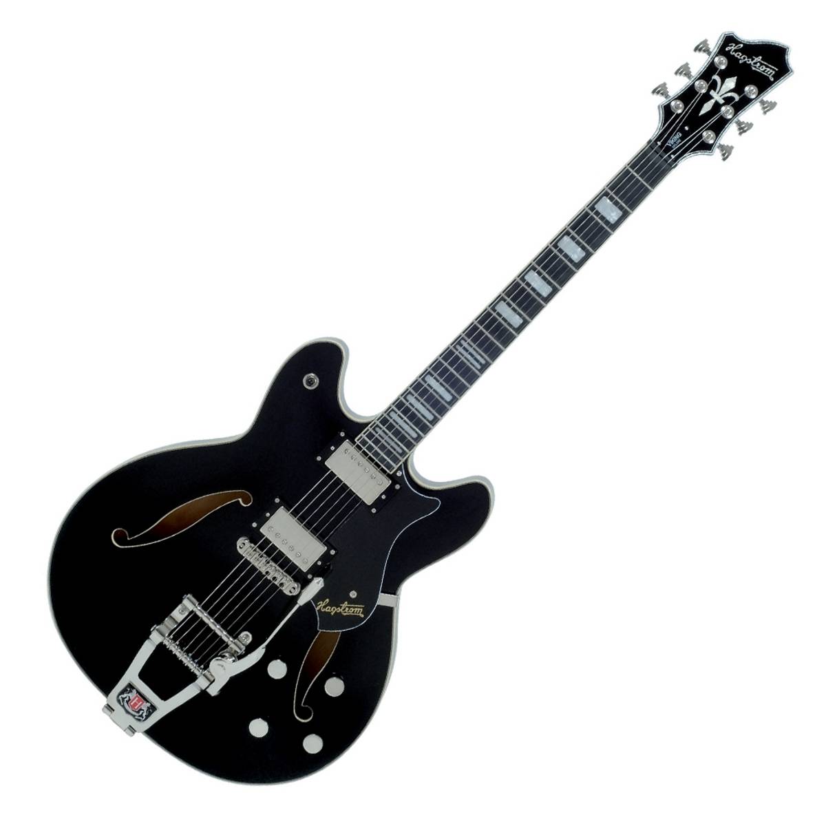 Hagstrom Tremar Viking Deluxe Black