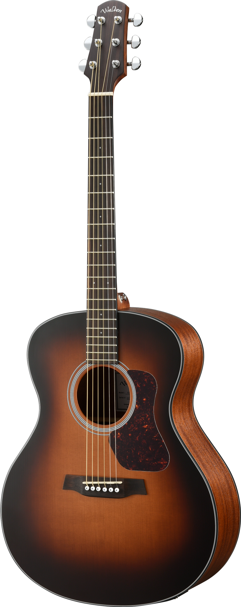 Walden G570ETBW Natura Solid Cedar Top Grand Auditorium Electro-Acoustic Open Pore Satin Tobacco Burst