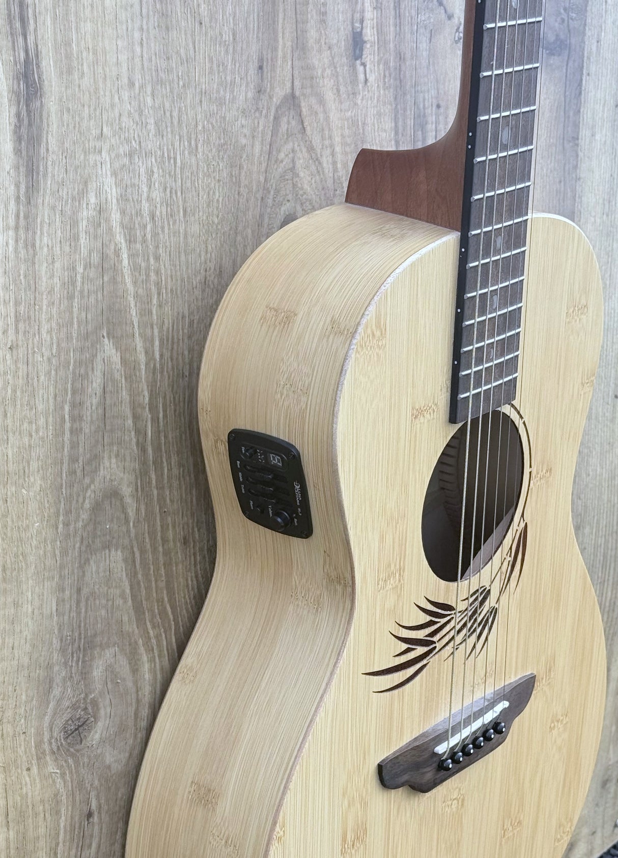 Luna Woodland Bamboo Parlour Electro-Acoustic