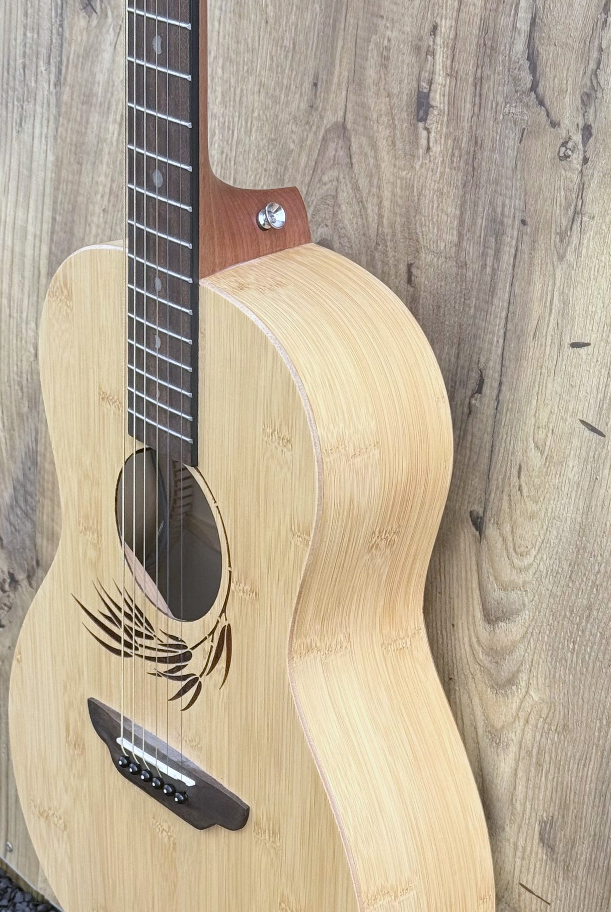 Luna Woodland Bamboo Parlour Electro-Acoustic