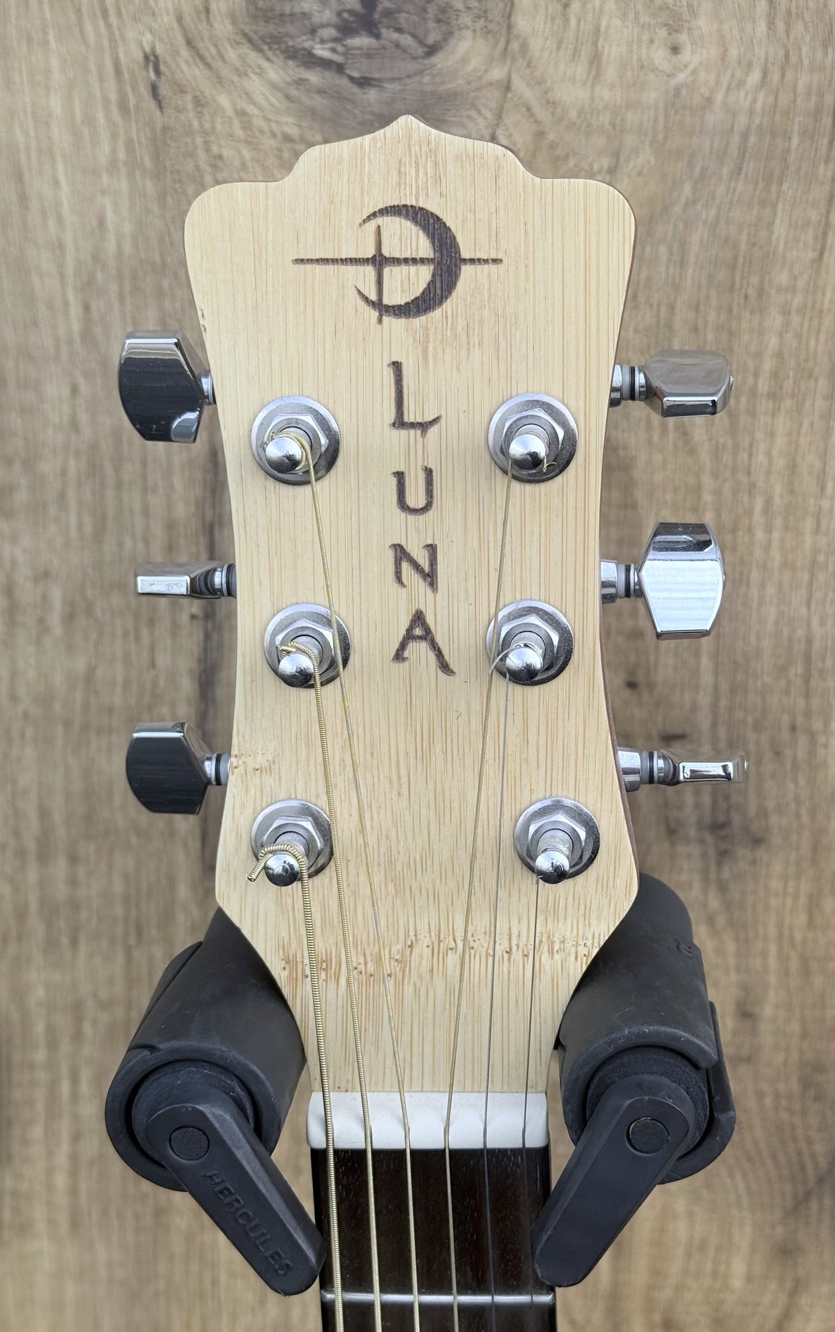 Luna Woodland Bamboo Parlour Electro-Acoustic
