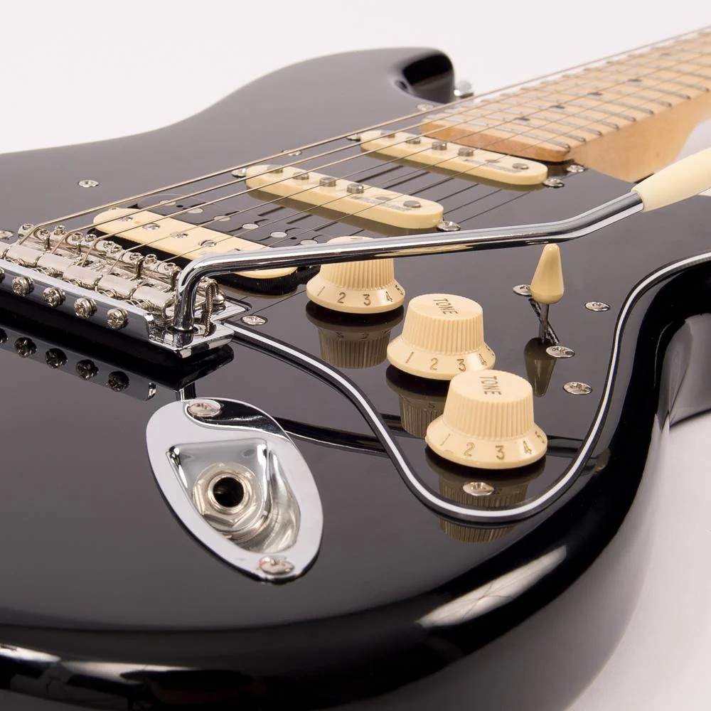 Vintage V6H Reissued Electric Guitar Boulevard Black