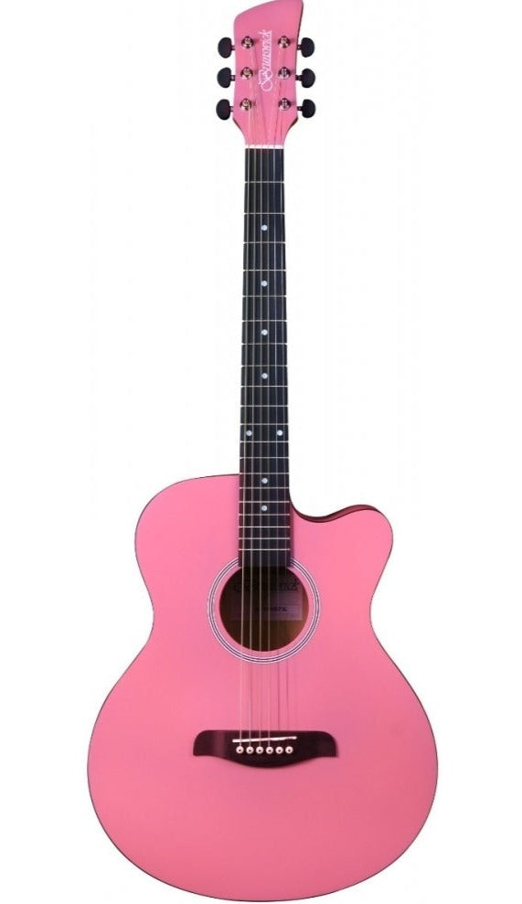 Brunswick BF100 Grand Auditorium Cutaway Baby Pink