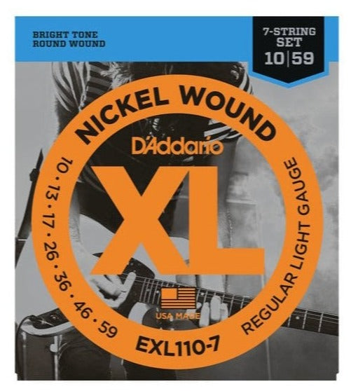 D Addario EXL110-7 10-59 7-String Regular Light