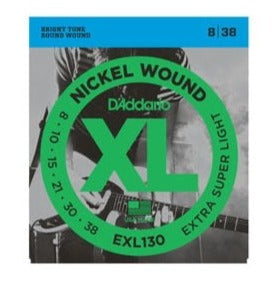 D Addario EXL130  Xl8-38 Extra Super Light