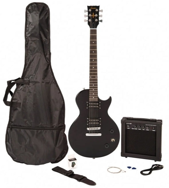 Encore E90 Electric Guitar Pack Gloss Black