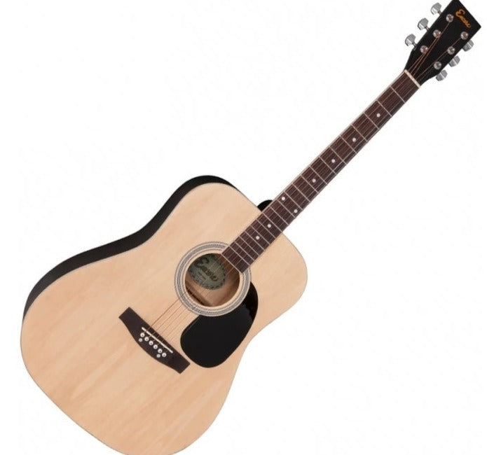 Encore EW100 Acoustic Guitar - Natural