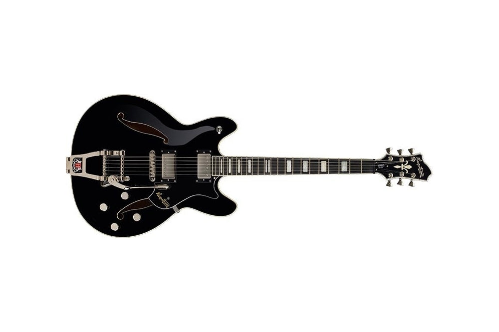 Hagstrom Tremar Viking Deluxe Black