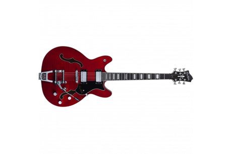 Hagstrom Tremar Viking Deluxe - Wild Cherry Transparent