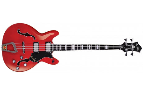 Hagstrom Viking Bass - Cherry Transparent