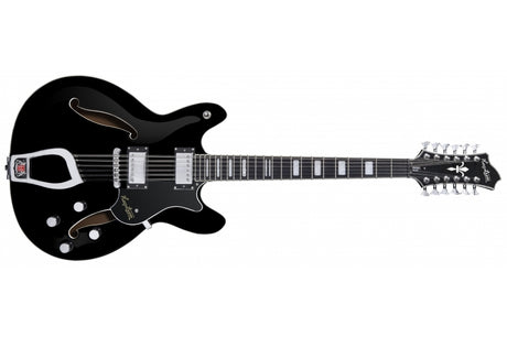 Hagstrom Viking Deluxe 12 String - Black