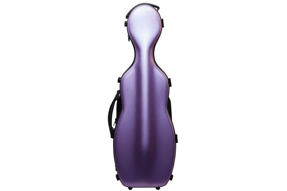 Hidersine Violin Case Polycarbonate Gourd Brushed Purple