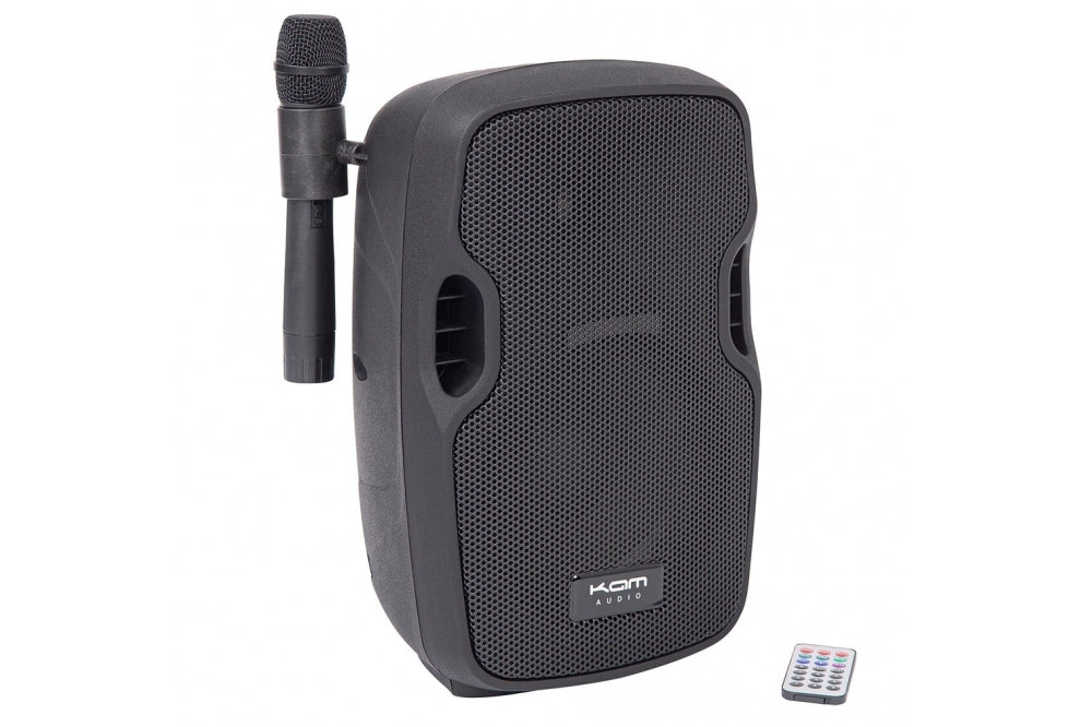 Kam RZ8AP Portable Bluetooth 8" PA Speaker Bundle