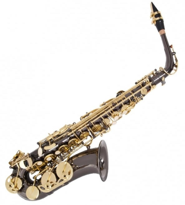 Odyssey Premiere Eb Alto Saxophone Outfit  Black Gold