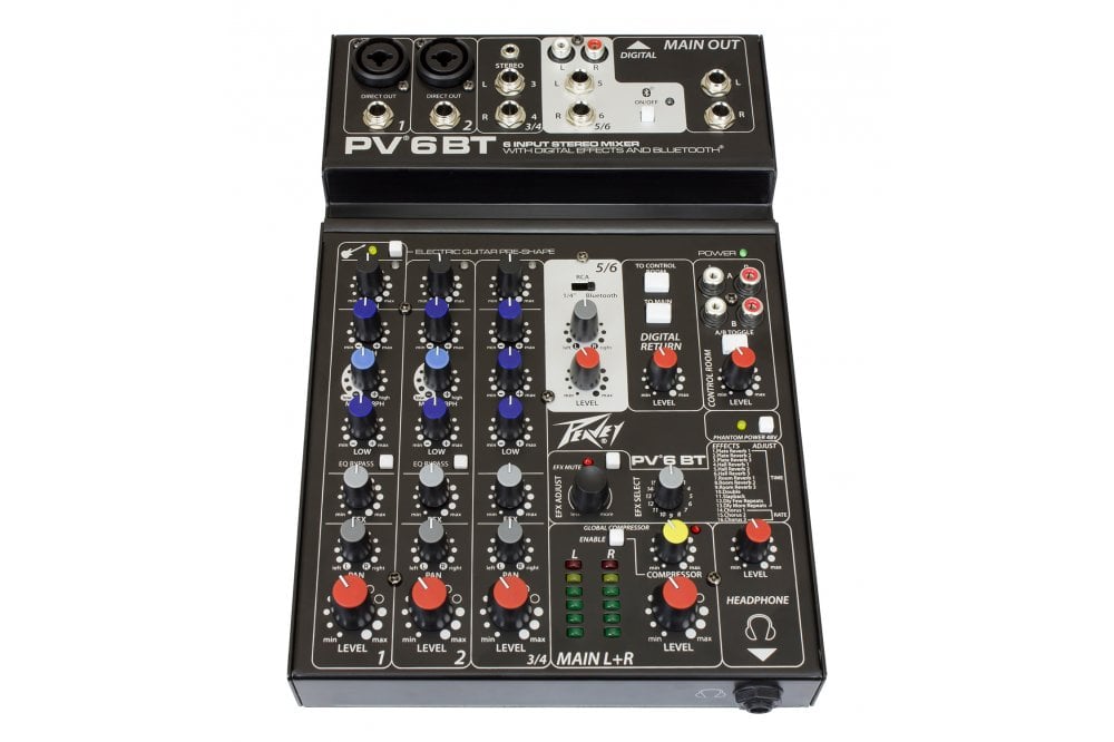 Peavey PV 6 BT Bluetooth Mixer