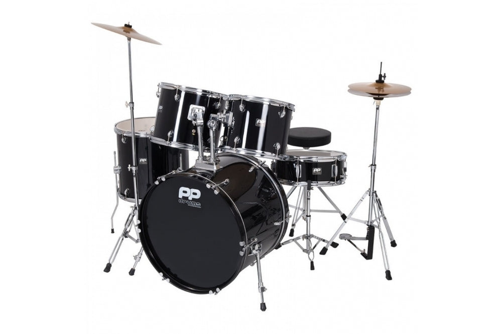 Performance Percussion PP250 5 Piece Drum Kit - Black