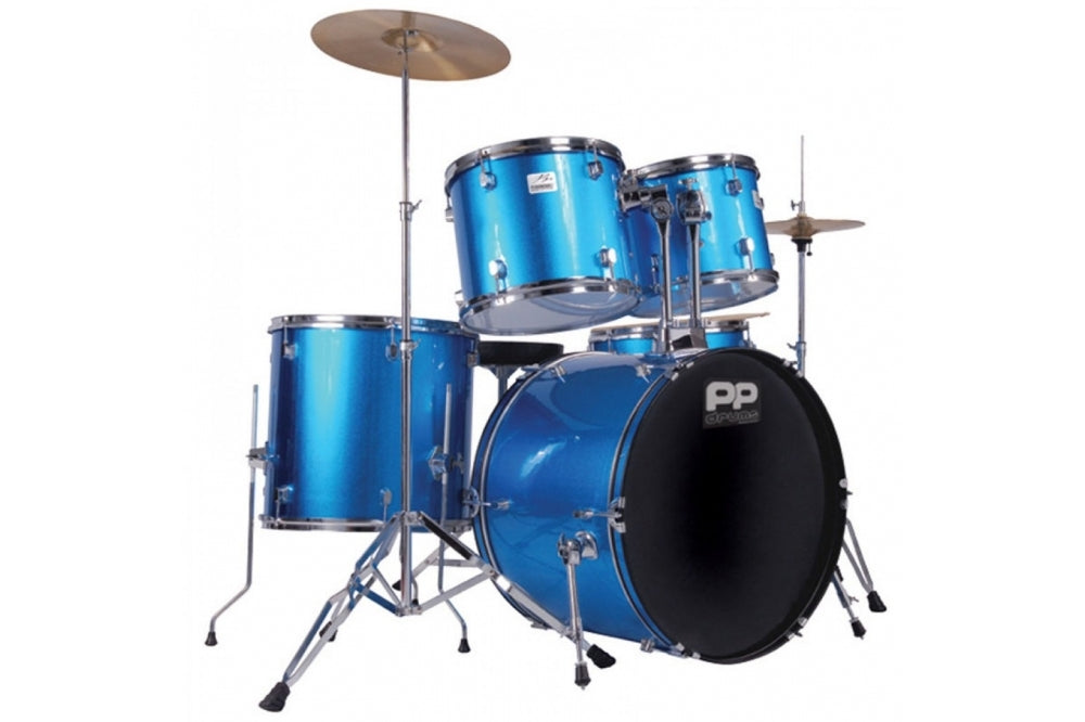 Performance Percussion PP250 5 Piece Drum Kit - Blue
