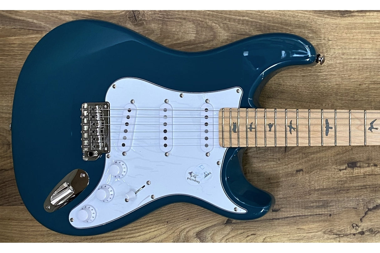 PRS SE Silver Sky Maple - Nylon Blue