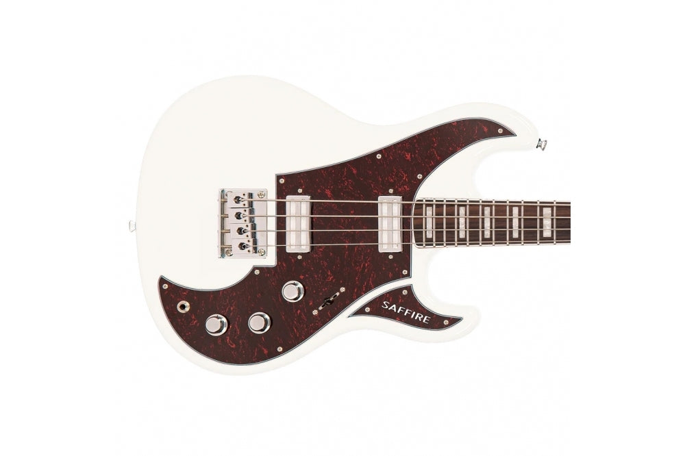 Rapier Saffire Bass Guitar Arctic White