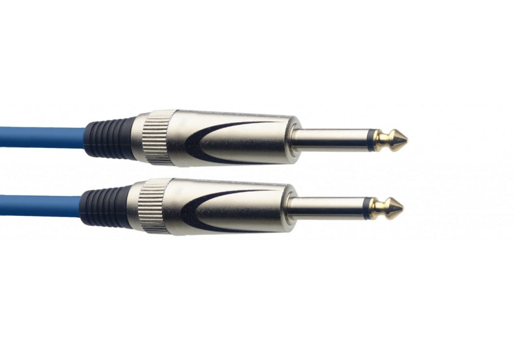 Stagg 3m/10ft Guitar Lead/ Cable Deluxe Blue