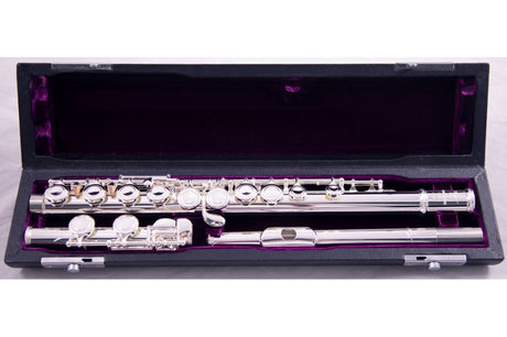 Trevor James 10xp Flute Outfit - CS 925 Silver Lip Plate and riser