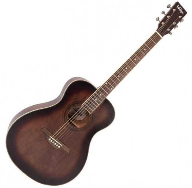 Vintage V300 Acoustic Folk Guitar Pack Antiqued