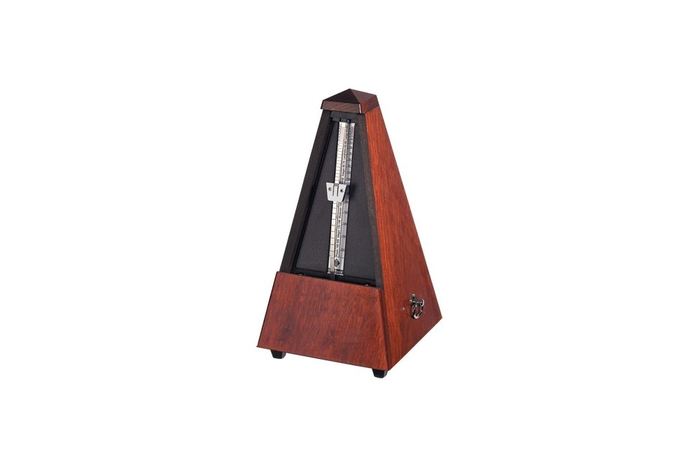 Wittner Metronome. Wooden. Mahogany Clr. High Polish. w/Bell