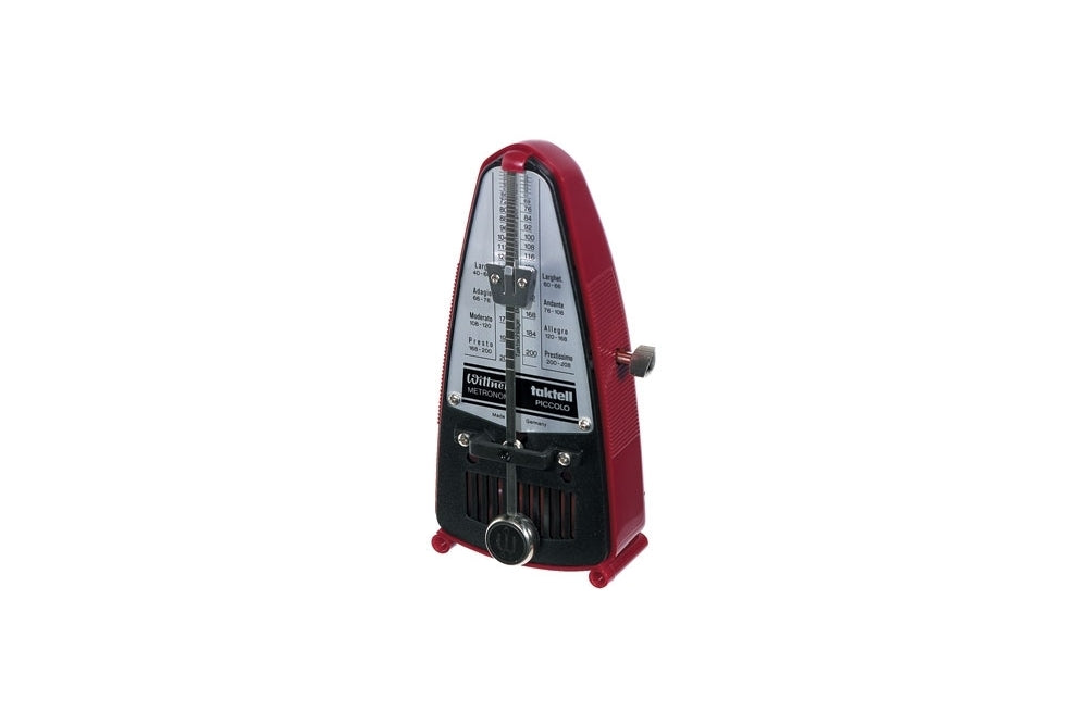 Wittner Taktell Piccolo Metronome. Red Ruby