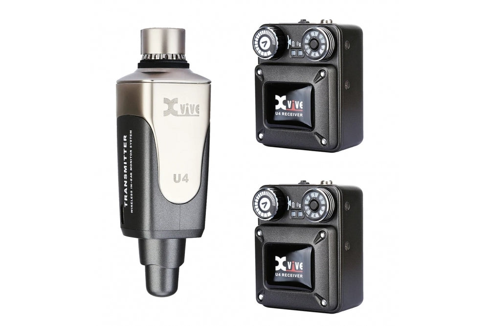 Xvive Wireless In Ear Monitor System With Two Recievers
