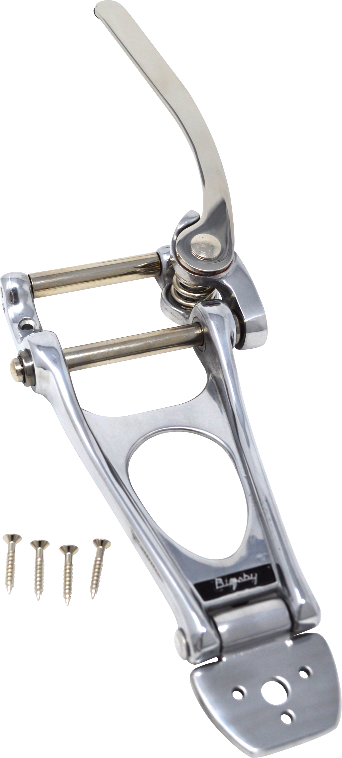 Bigsby B12 Vibrato Tailpiece with Tension Bar - Polished Aluminium
