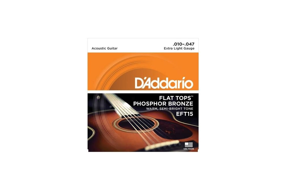 D Addario .010-.047 Gauge Acoustic Guitar Strings