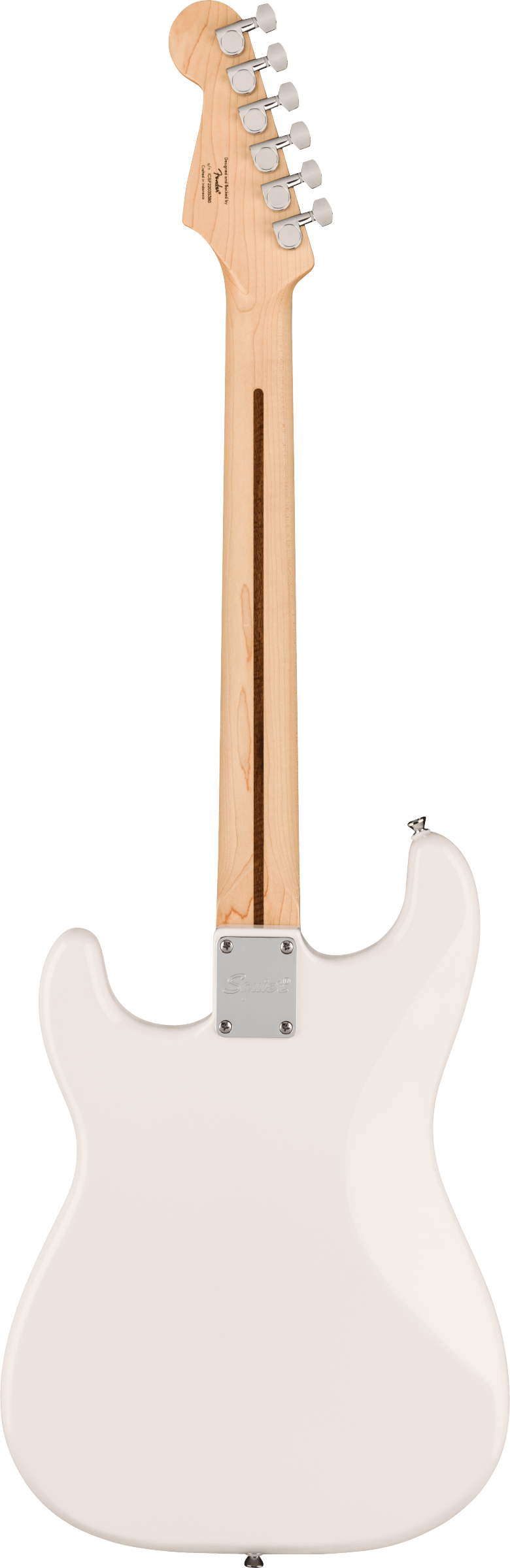 Squier Sonic Stratocaster HT MN Arctic White With White Pickguard