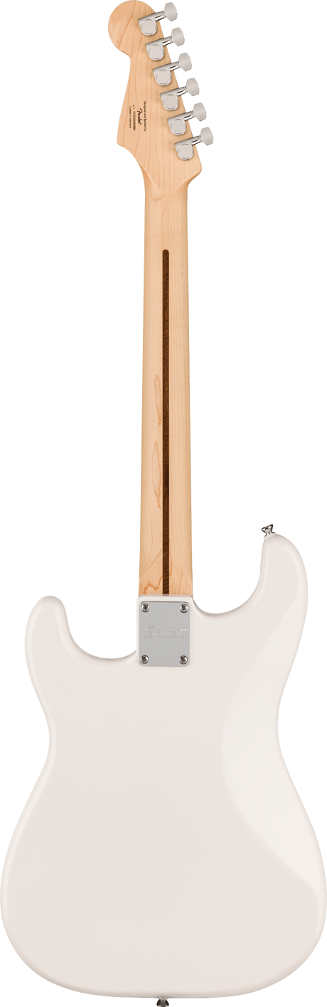 Squier Sonic Stratocaster HT MN Arctic White With White Pickguard