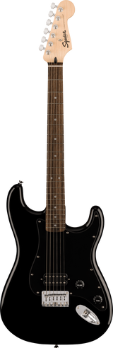 Squier Sonic Stratocaster HT H Black With Black Pickguard