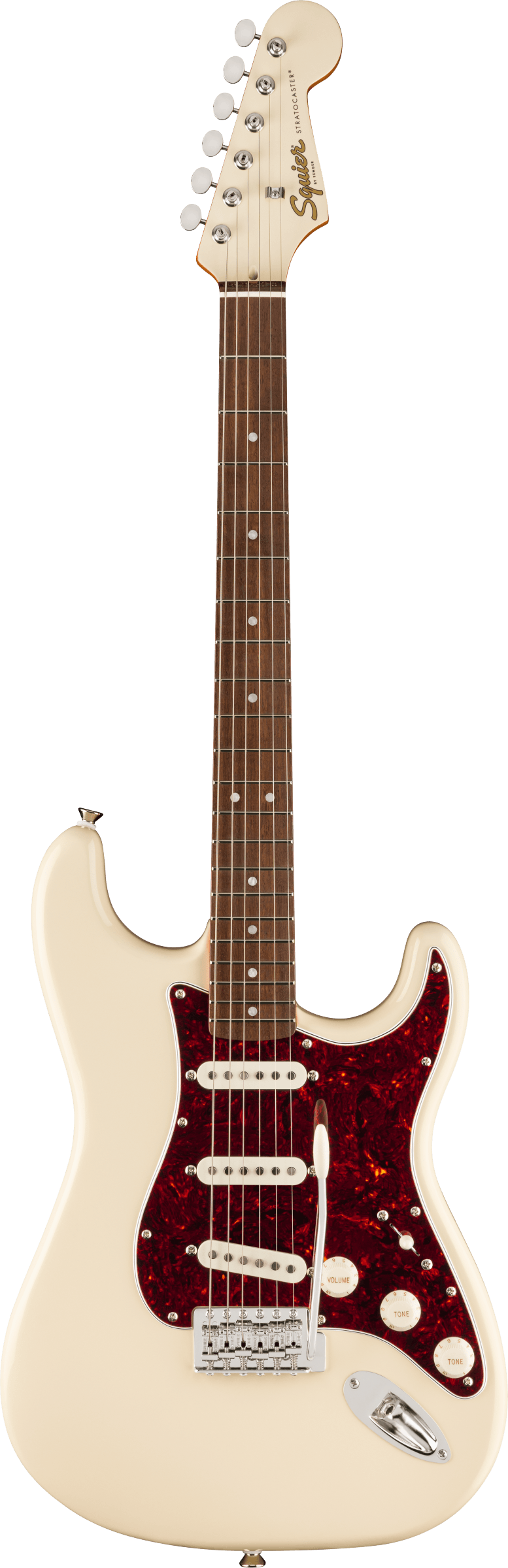 Squier FSR Classic Vibe 60s Stratocaster Olympic White With Matching Headstock