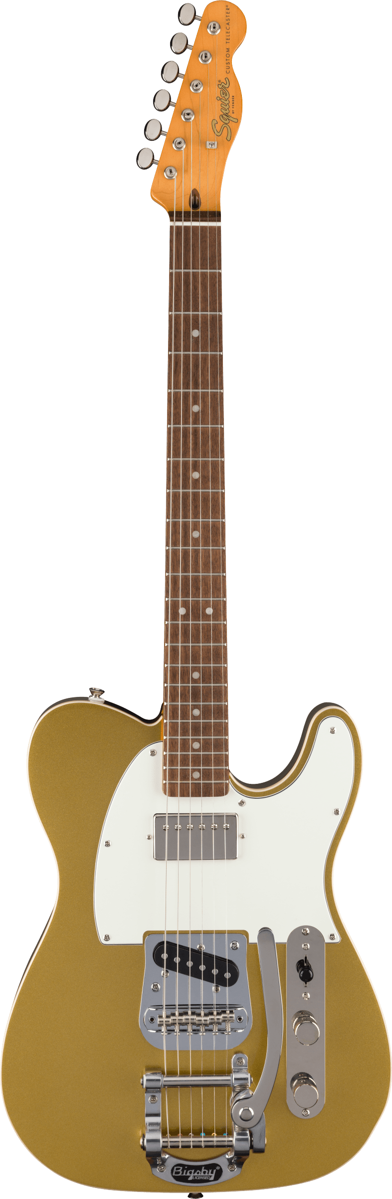 Squier Classic Vibe Custom Telecaster SH with Bigsby Aztec Gold