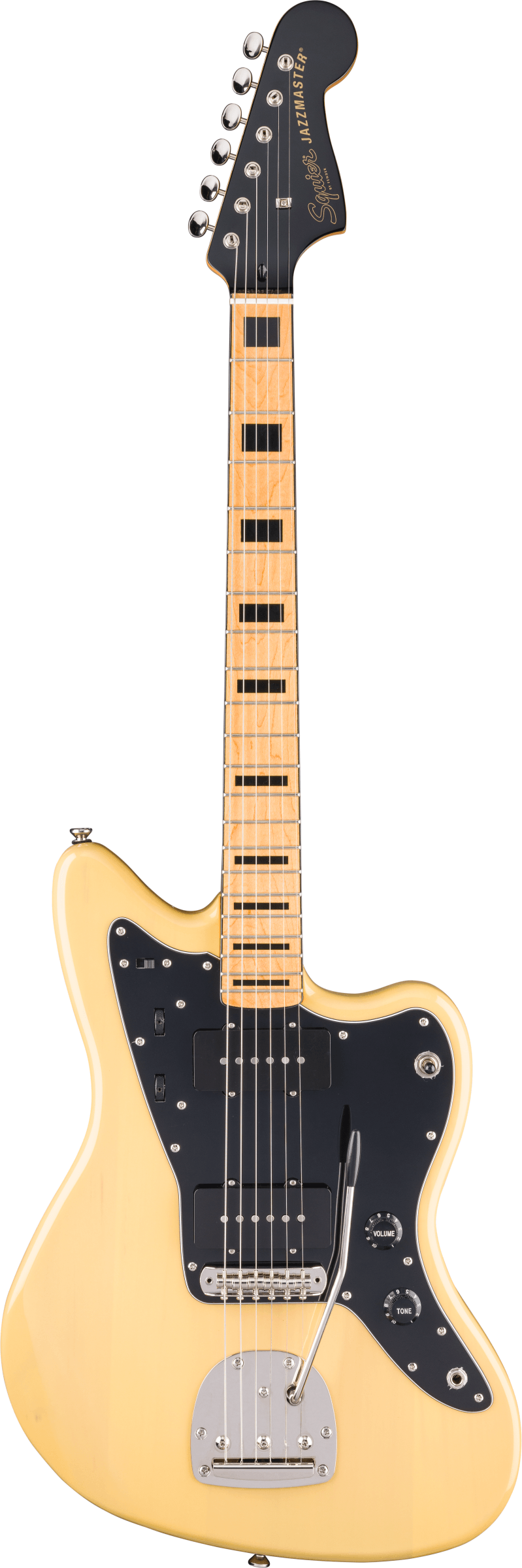 Squier FSR Classic Vibe 70s Jazzmaster Vintage Blonde With Black Headstock