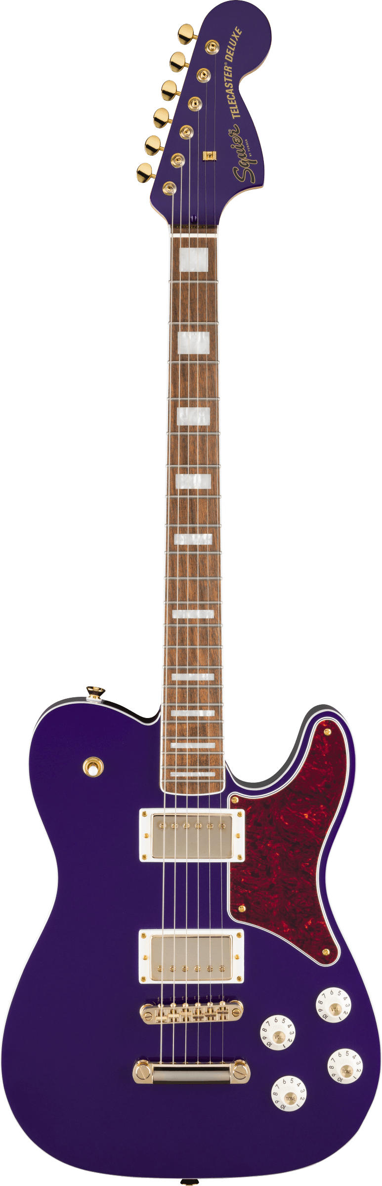 Squier FSR Limited Edition Paranormal Troublemaker Telecaster Deluxe Purple Metallic