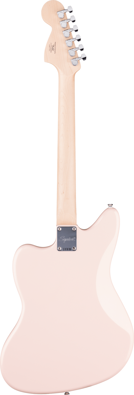 Squier FSR Affinity Jaguar Shell Pink With Matching Headstock