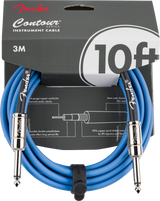 Fender Contour Instrument Cable Lake Placid Blue 10ft