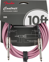 Fender Contour Instrument Cable Burgundy Mist 10ft