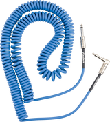 Fender Contour 30ft Coiled Cable Lake Placid Blue