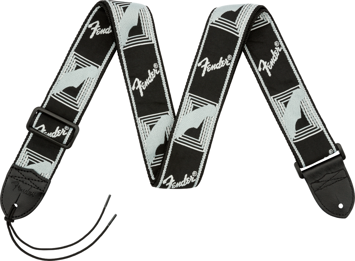 Fender Monogrammed Strap Black/Light Grey/Dark Grey