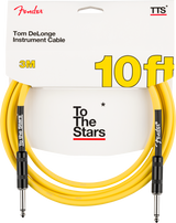 Fender Tom DeLonge To The Stars Instrument Cable 10ft - Graffiti Yellow