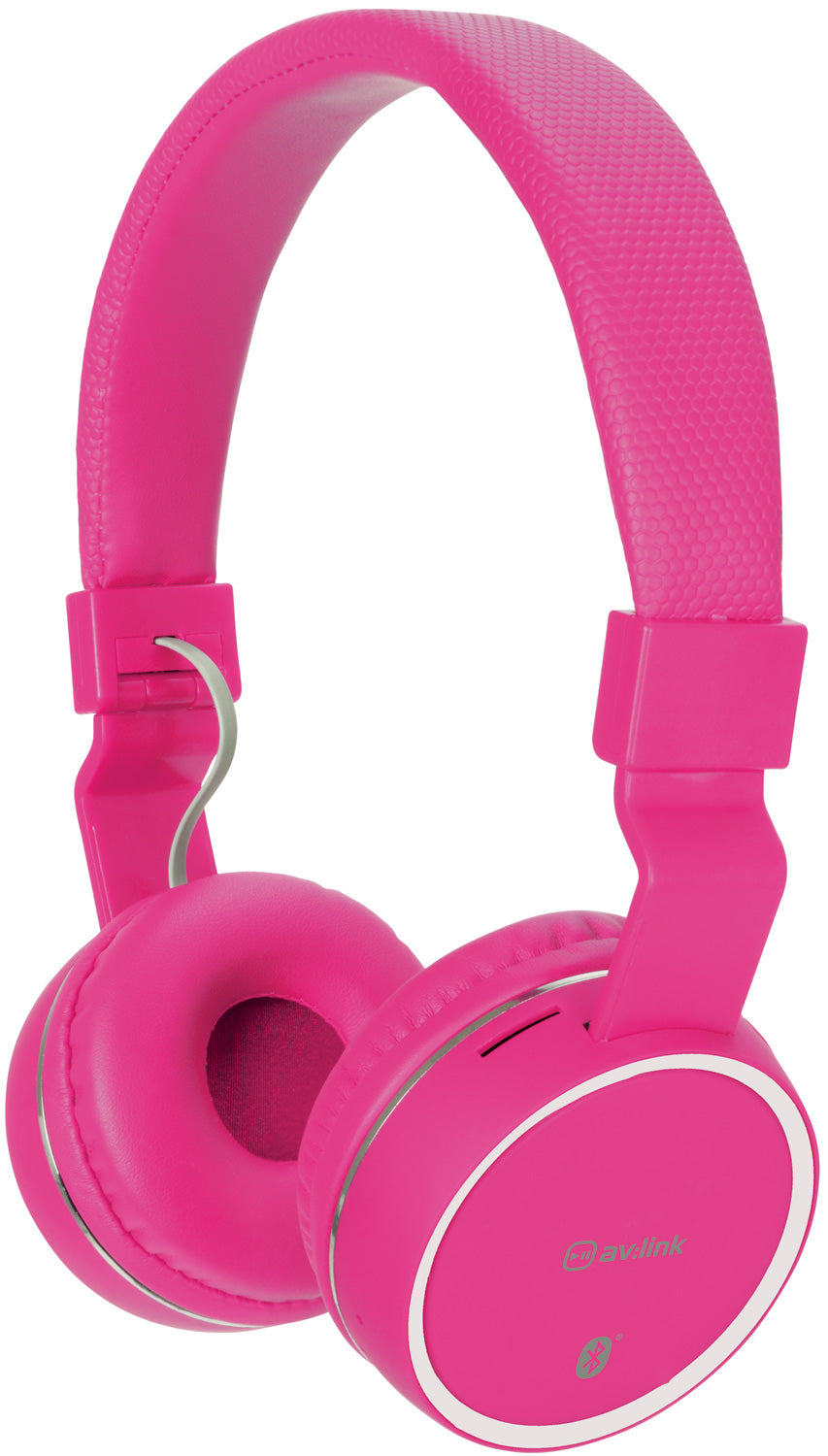 Av:link Wireless Bluetooth Headphones - Pink